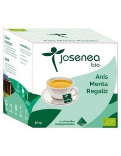 Anis-Menta-Regaliz 10Piramides Ensobradas Bio de Josenea 2
