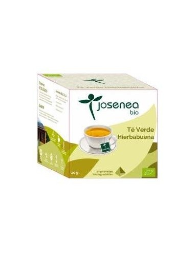 Te Verde-Hierbabuena 10Piramides Ensobradas Bio de Josenea
