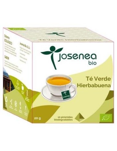Te Verde-Hierbabuena 10Piramides Ensobradas Bio de Josenea
