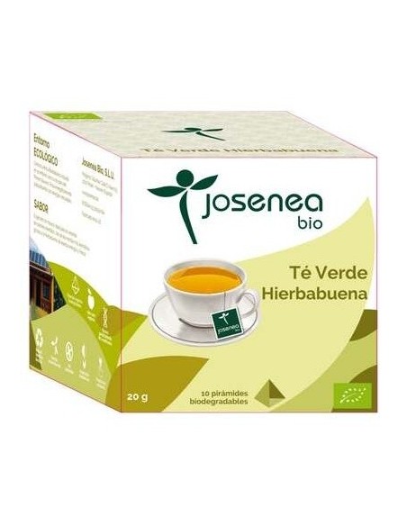 Te Verde-Hierbabuena 10Piramides Ensobradas Bio de Josenea