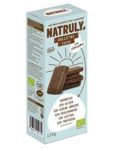 Galletas Cookies Cacao Bio, 125 G de Natruly 2