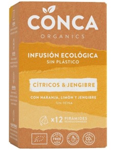 Citricos Y Jengibre Infusion 12Piramides. Eco de Conca Organics 2
