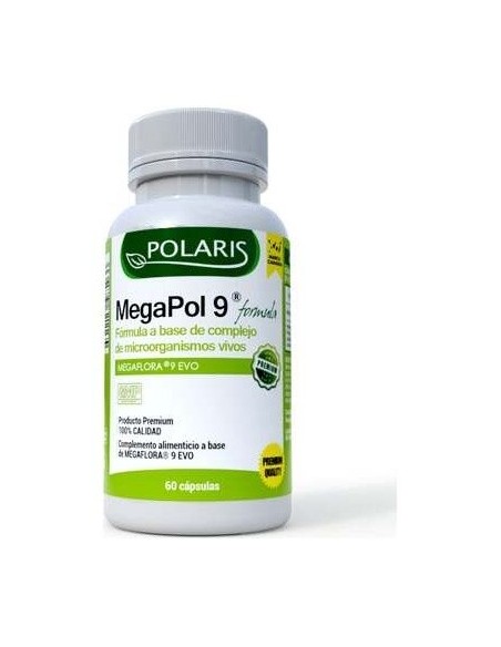 Megapol 9 Form Probiotico 300 Mg 60 Cap de Polaris