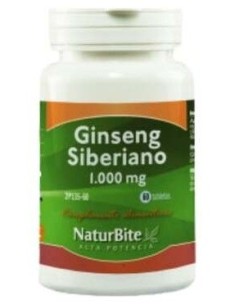 Ginseng Siberiano 1000mg, 60 Tabl. de NaturBite 2
