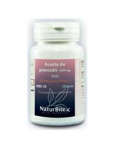 Aceite de Pescado 1000mg 33/22, 60 Caps. Gel de NaturBite 2