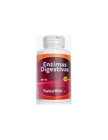 Enzimas Digestivas 250Comp. de Naturbite