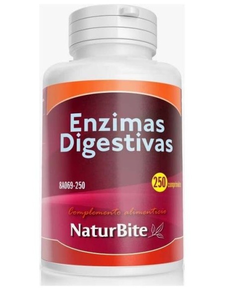 Enzimas Digestivas, 250 Comp.  de NaturBite