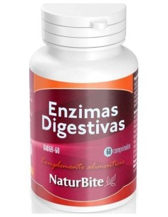 Enzimas Digestivas Veganas, 250 comp.  de NaturBite 2