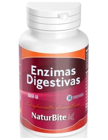 Enzimas Digestivas Veganas 250Comp. de Naturbite