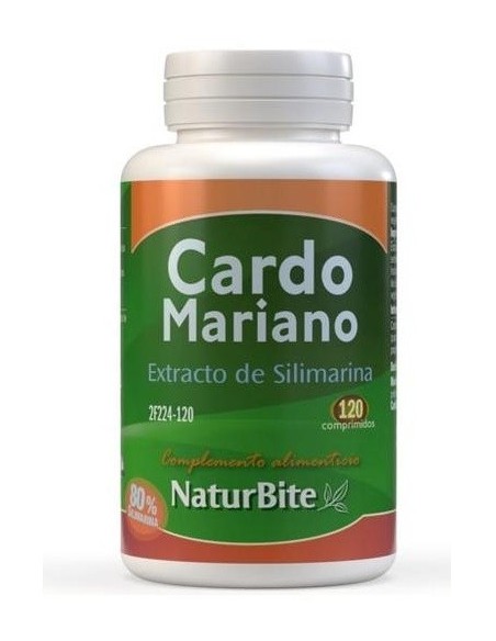 Extracto de Silimarina (Cardo Mariano), 120 Caps. de NaturBite