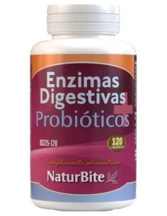 Enzimas Digestivas + Probióticos, 120 caps. de NaturBite 2