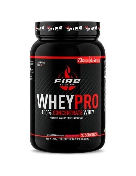 Wheypro Concentrate Fresa 908Gr. de Fire Nutrition