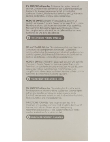 Martiderm Hair System Anticaida 60 Caps de Martiderm