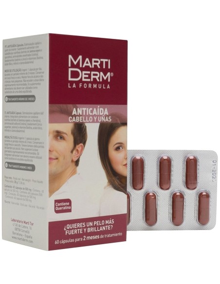 Martiderm Hair System Anticaida 60 Caps de Martiderm