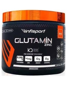 Infisport Glutamin + Zn 300Gr Polvo de Infisport 2