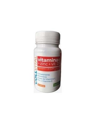Vit C +Zinc+Vit D3 60Cap. Collvital de Triconatura
