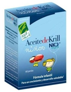 Aceite De Krill Nko Niños 60Perlas de Cien Por Cien Natural 2