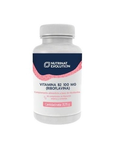 Vitamina B2 100 Mg (Riboflavina) 60 Comp de Nutrinat Evolution