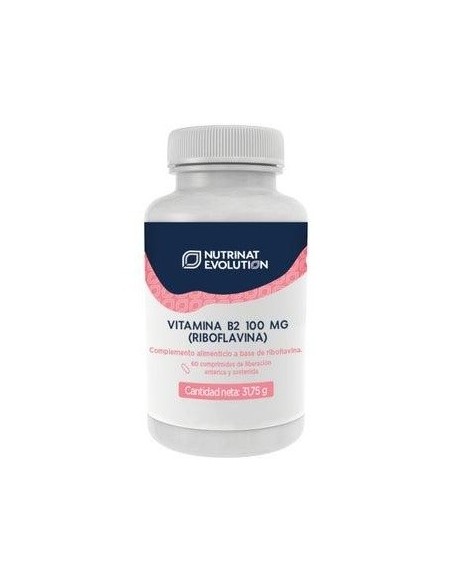Vitamina B2 100 Mg (Riboflavina) 60 Comp de Nutrinat Evolution