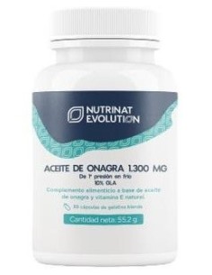 Aceite De Onagra  1.300 Mg 30 Caps  de Nutrinat Evolution 2