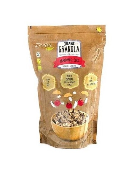 Granola De Arandanos Y Coco 300Gr. Bio Sg Vegan de Zealia