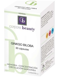 Corpore Basics Ginkgo Biloba 30 Cápsulas  Corpore Diet 2