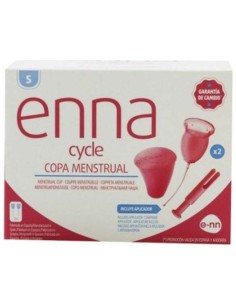 Enna Copa Menstrual (S) 2Copas+Caja Esteril+Apli de Enna Cycle 2