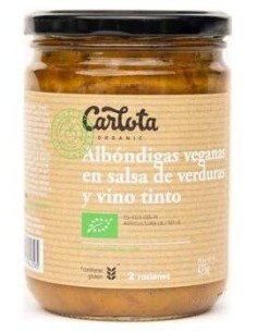 Albondigas En Salsa De Tomate Y Vino Tinto 425G de Carlota Organic 2