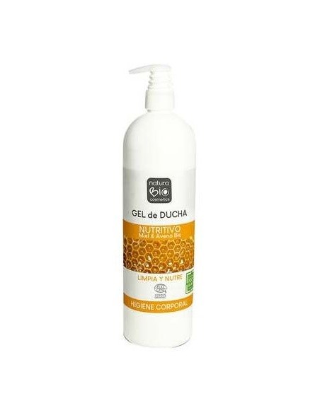 Gel De Ducha Nutritivo Miel-Avena 740Ml. Bio de Naturabio Cosmetics
