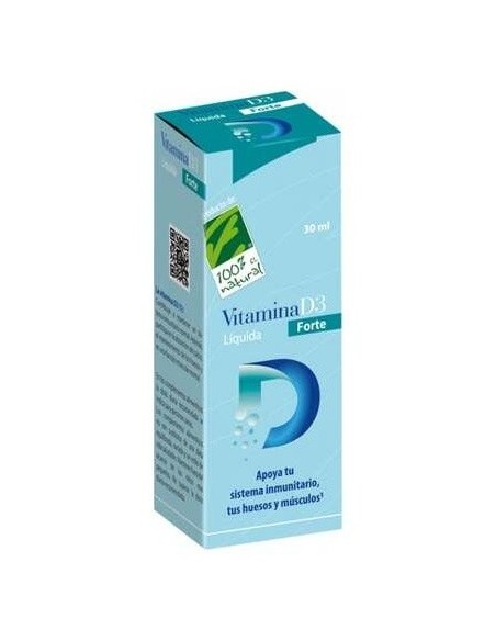 Vitamina D3 Forte Liquida 30Ml. de Cien Por Cien Natural