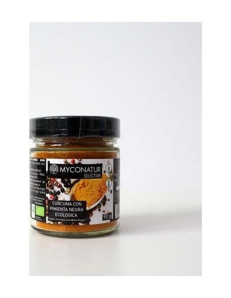 Curcuma+Pimienta 90Gr. Eco de Myconatur