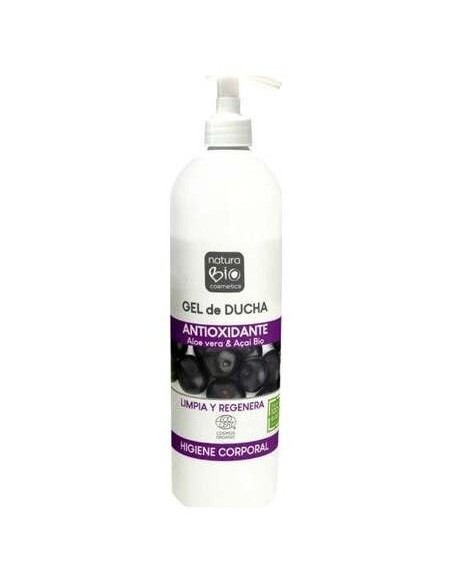 Gel De Ducha Antioxidante  Aloe-Açai 740Ml. Bio de Naturabio Cosmetics