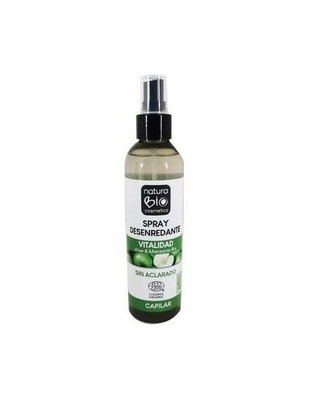 Spray Desenredante Vitalidad Aloe-Manzana 200Ml. de Naturabio Cosmetics