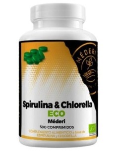 Spirulina & Chlorella Eco 500Comp. de Mederi Nutricion Integrativa 2
