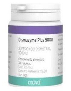 Dismuzyme Plus 5000 (S.O.D) 30Comp. de Codival 2