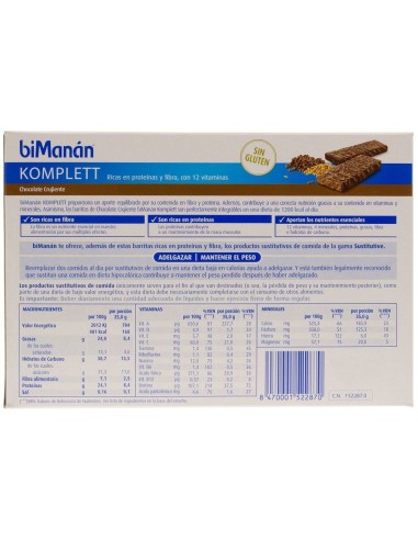 Bimanan Bekomplett Barr Choco Cruj 8 U de Bimanan