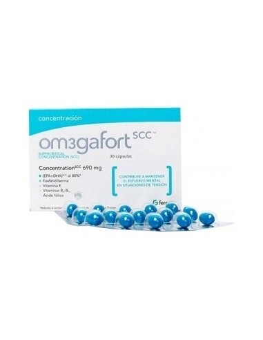 Omegafort Concentracion 30 Cápsulas  Omegafort