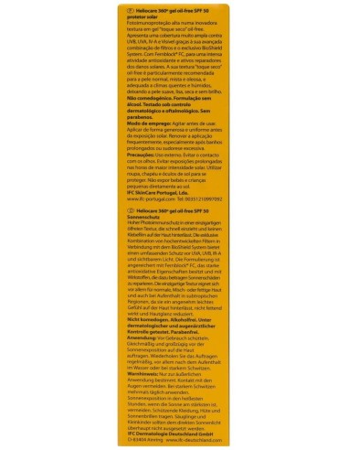 Heliocare 360º Spf50 Gel Oil Free 50Ml. de Heliocare