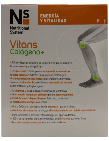 Ns Vitans Colageno+ Limon 30 Sobres de Ns