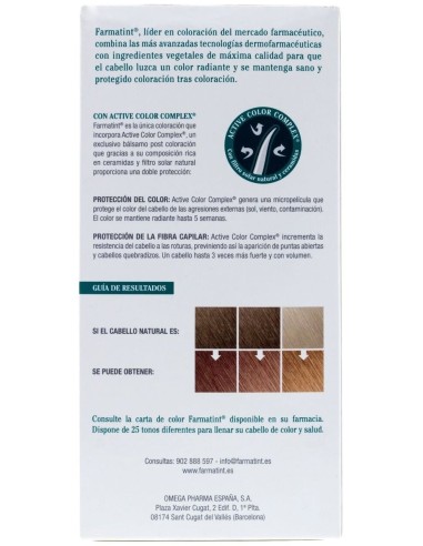 Farmatint Gel 8R Rubio Claro Cobrizo 135Ml. de Farmatint