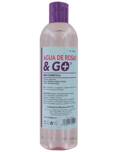 Agua De Rosas 250Ml. de Pharma & Go