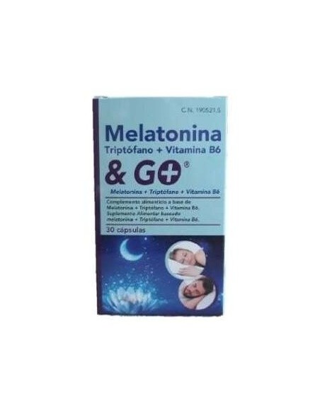 Melatonina + Triptofano + Vit. B6 30Cap. de Pharma & Go