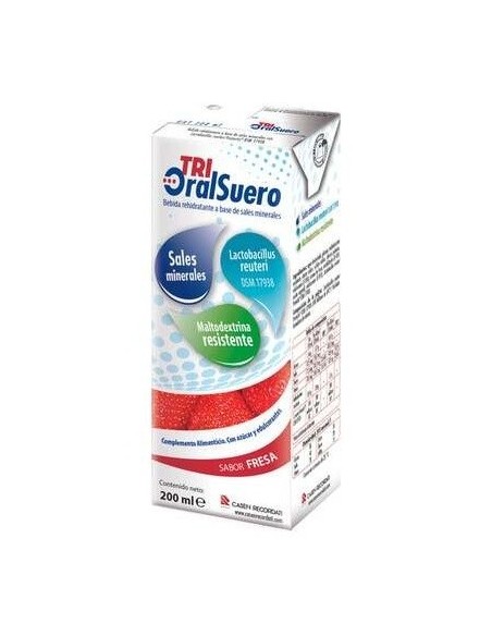 Tri-Oralsuero Fresa 3X200Ml. de Casen