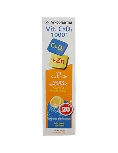 Vitamina C+D3 1000Mg 20Comp. de Arkopharma