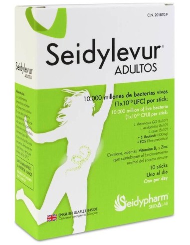 Seidylevur Adultos 3,7 G 10 Sticks de Seid