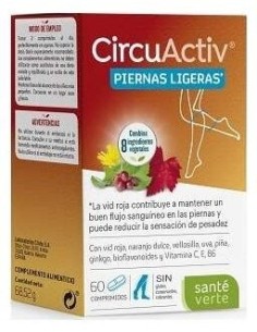 Sante Verte Circuactiv Piernas Ligeras 60Comp de Sante Verte 2