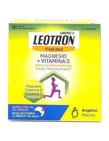 Leotron Mag + Vit D 30 Sticks de Leotron