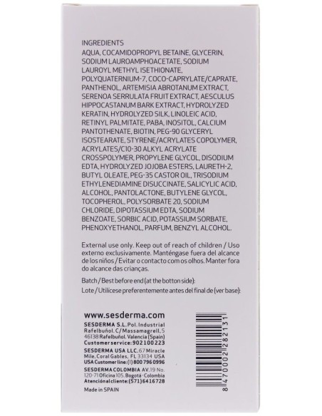 Seskavel Anticaida Champu 200Ml. de Sesderma