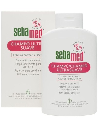 Champu Ultra Suave Cabello Normal-Seco 200Ml. de Sebamed