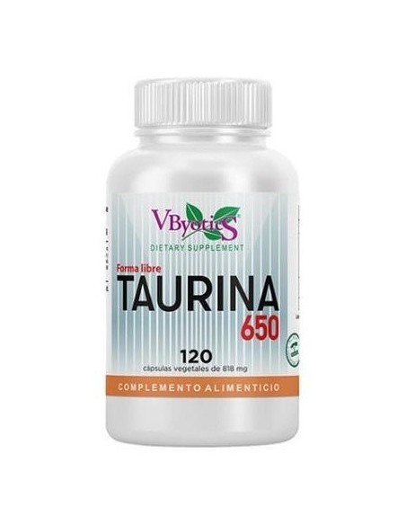 Taurina 650 120Vcaps. de Vbyotics